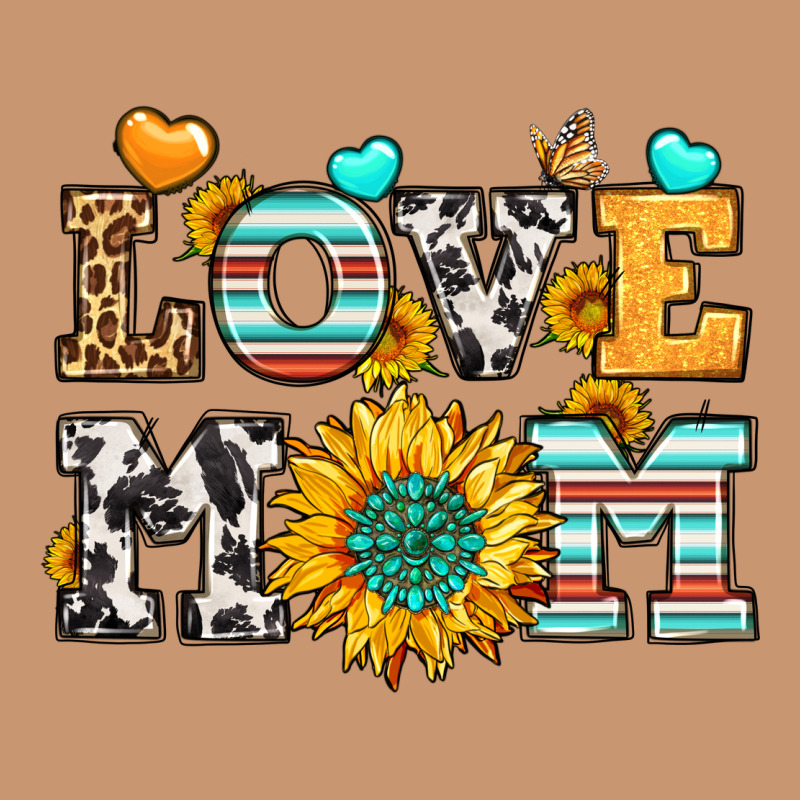 Love Mom Heavyweight Hoodie by LillyAllenDesigns | Teevron