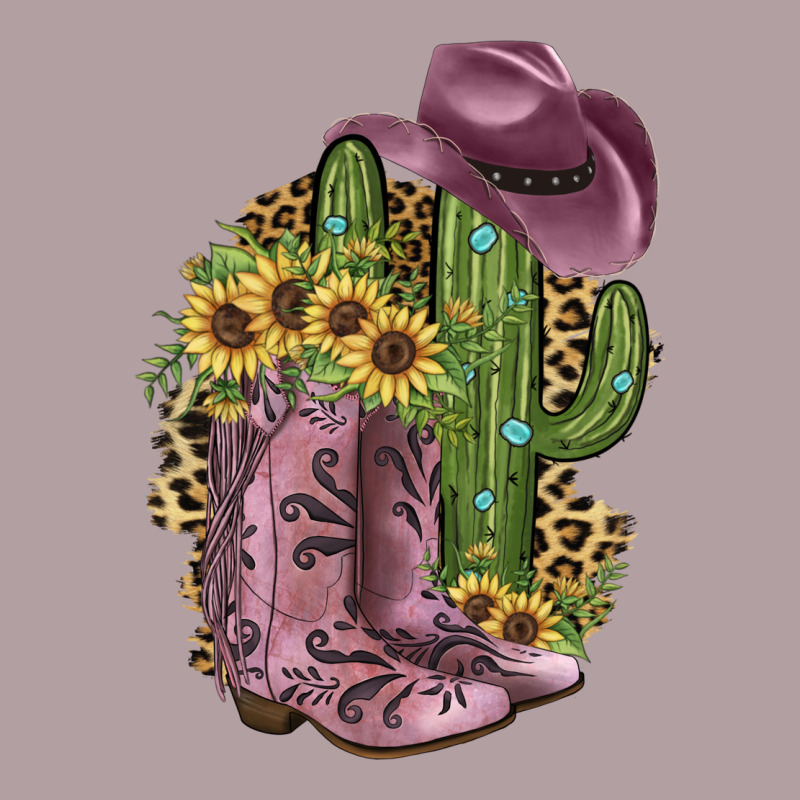 Pink Cowboy Boots Vintage Hoodie by JahusDesignShop | Teevron