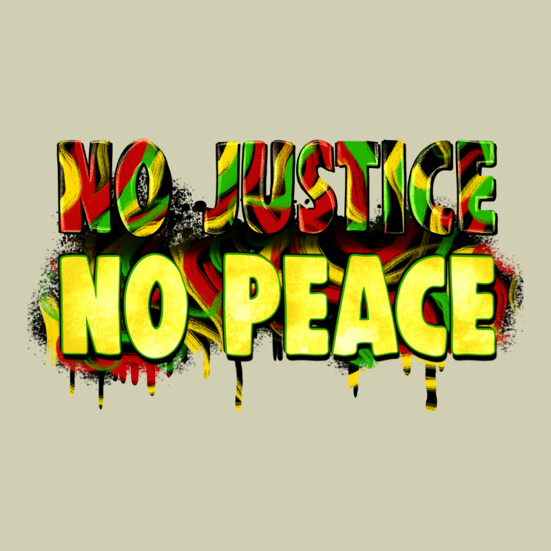 No Justice No Peace Heavy Core Tee by Zillion Design Studio | Teevron
