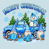 Merry Christmas Snowman Gnomes Truck Ladies Tee | Teevron