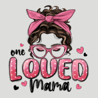 One Loved Mama Messy Bun Zipper Hoodie | Teevron