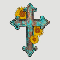 Turquoise Sunflower Cross Classic Tee | Teevron