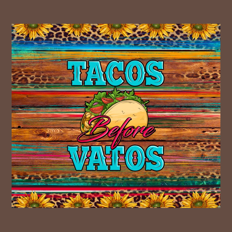 Tacos Before Vatos Long Sleeve Tee by BarkalooDesign | Teevron