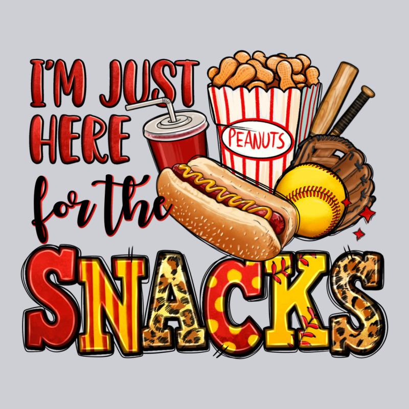 I'm Just Here For The Snacks Softball Heavyweight Sweatshirt by Jasminsmagicworld | Teevron