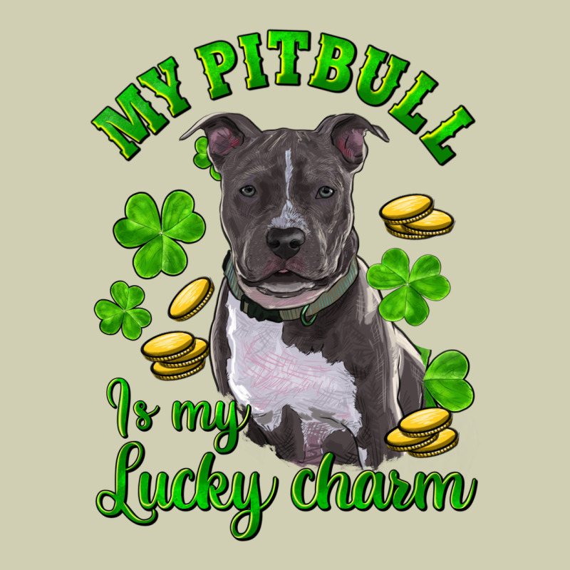 St. Patrick's Day My Pitbull Is My Lucky Charm Heavy Core Tee by RanaPortraitStore | Teevron