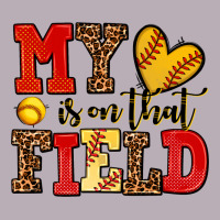My Heart Is On That Field Softball Vintage Tee | Teevron