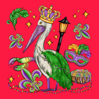 Mardi Gras Pelican Zipper Hoodie | Teevron