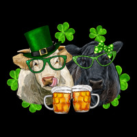 St. Patrick's Day Charolais And Black Angus Cows Heavy Core Tee | Teevron