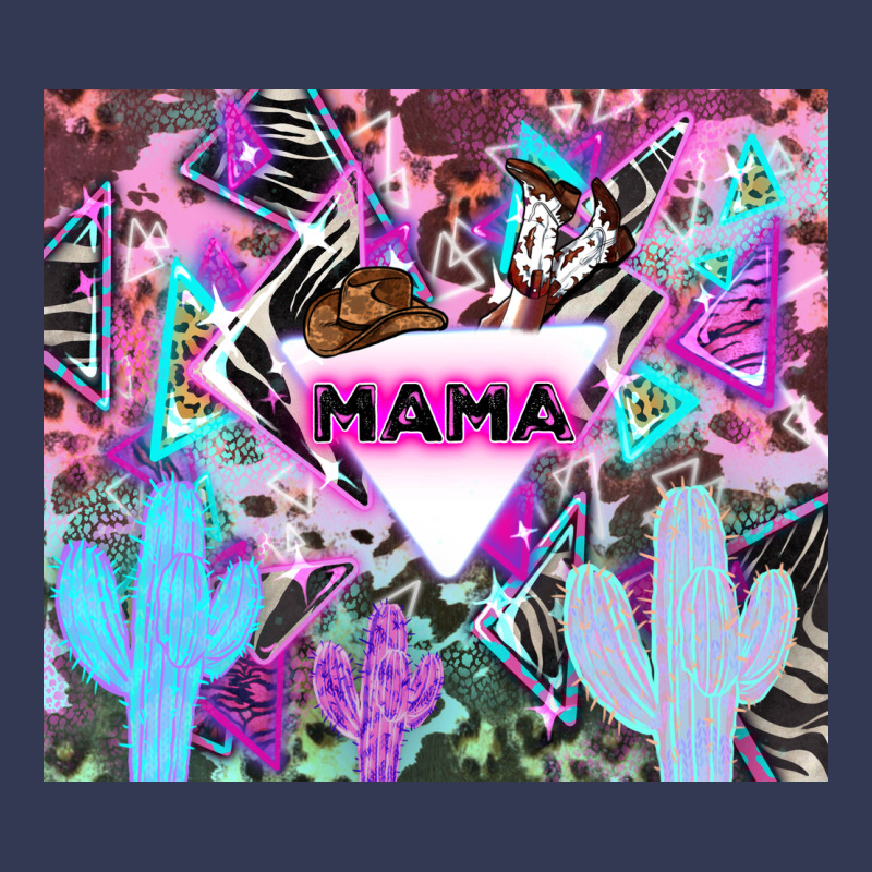 Mama Cowboy Western Animal Pattern Neon Heavyweight Hoodie by LillyAllenDesigns | Teevron