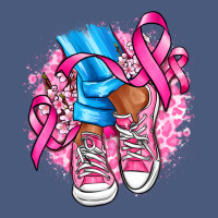 Cancer Ribbon Pink Converse And Flowers Vintage Hoodie | Teevron