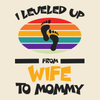 I Leveled Up From Wife To Mommy Premium Hoodie | Teevron
