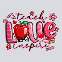Teach Love Inspire Valentines Day Zipper Hoodie | Teevron