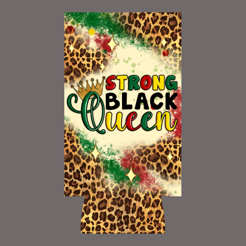 Strong Black Queen 12 Oz Can Cooler (slim) Urban Heavy Tee by Artiststas | Teevron
