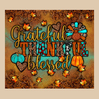 Grateful Thankful Blessed Turkey Heavyweight Sweatshirt | Teevron