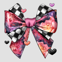 Coquette Bow Floral Checkered Pattern Premium Hoodie | Teevron