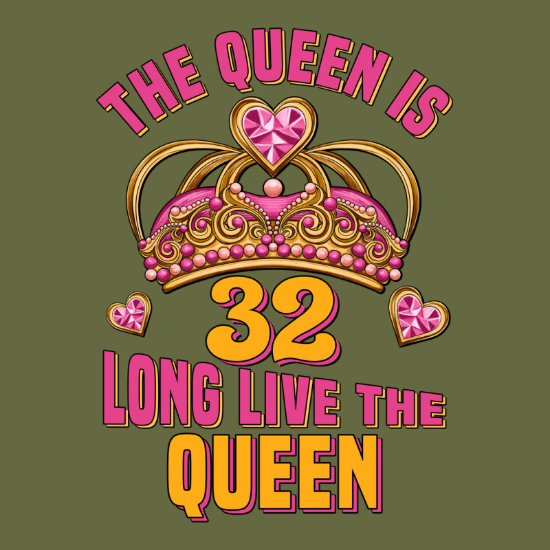 The Queen Is 32 Long Live The Queen Kopya Long Sleeve Tee by Jasminsmagicworld | Teevron