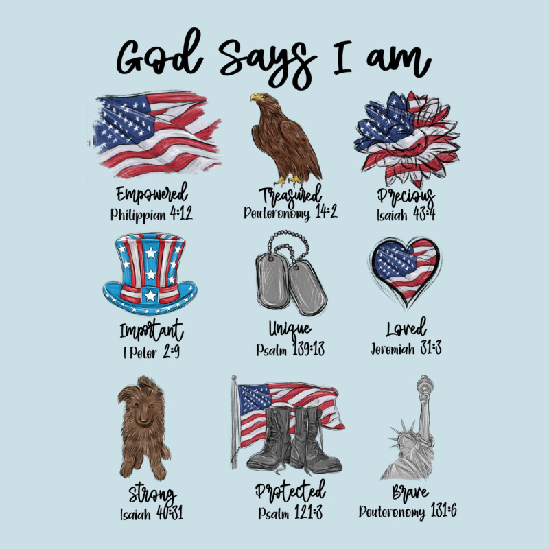 God Says I Am Ladies Tee by MaliasSmallBusiness | Teevron