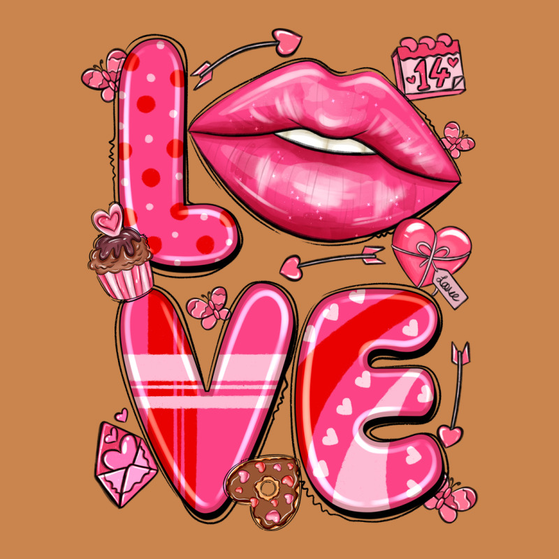 Love With Lips Heavyweight Hoodie by LillyAllenDesigns | Teevron