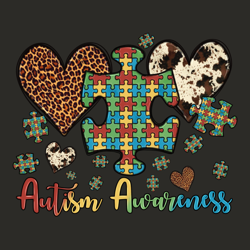 Autism Awareness Leopard Cowhide Herts Puzzle Heavy Core Tee by Artiststas | Teevron