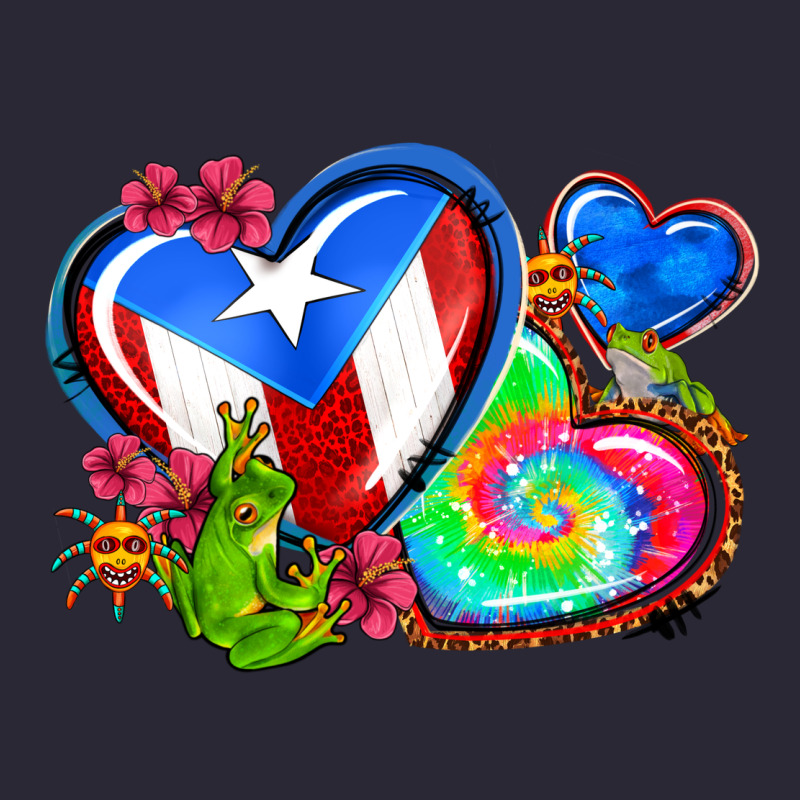 Western Leopard Puerto Rico Hearts Vintage Tee by AdoDesignShop | Teevron