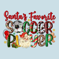 Santas Favorite Soccer Player Ladies Tee | Teevron