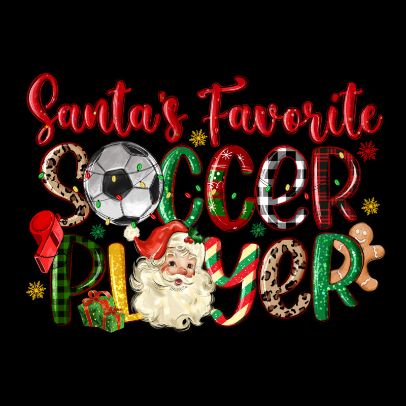 Santas Favorite Soccer Player Ladies Tee by MaliasSmallBusiness | Teevron