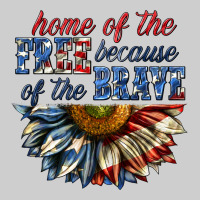 Home Of The Free Because Of The Brave Sunflower Bi Premium Tee | Teevron