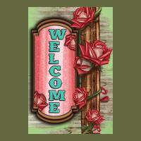 Western Red Roses Welcome Long Sleeve Tee | Teevron