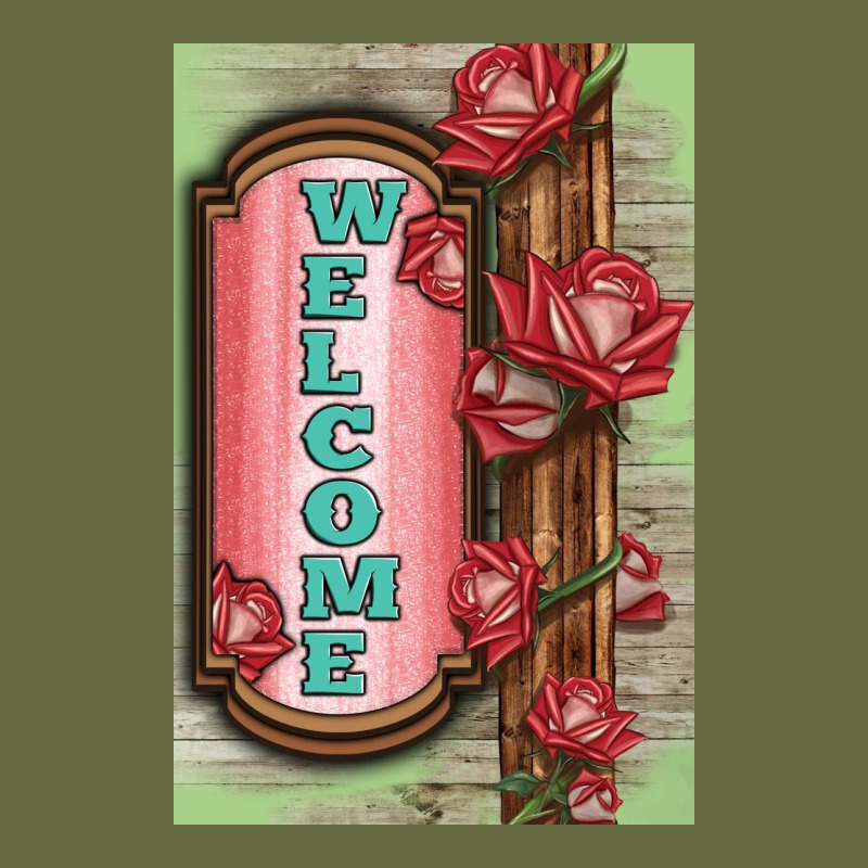 Western Red Roses Welcome Long Sleeve Tee by LillyAllenDesigns | Teevron