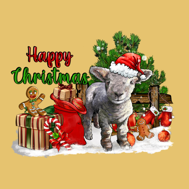 Happy Christmas Southdown Baby Sheep Premium Sweatshirt by LillyAllenDesigns | Teevron