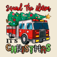 Sound The Alarm Its Christmas Fire Truck Ladies Tee | Teevron