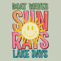 Boat Waves Sun Rays Lake Days Ladies Tee | Teevron