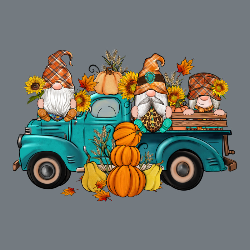 Fall Gnomes Truck Pumpkin Sunflowers Heavyweight Sweatshirt by Artiststas | Teevron