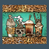 Skeleton Coffee Cups Urban Heavy Tee | Teevron
