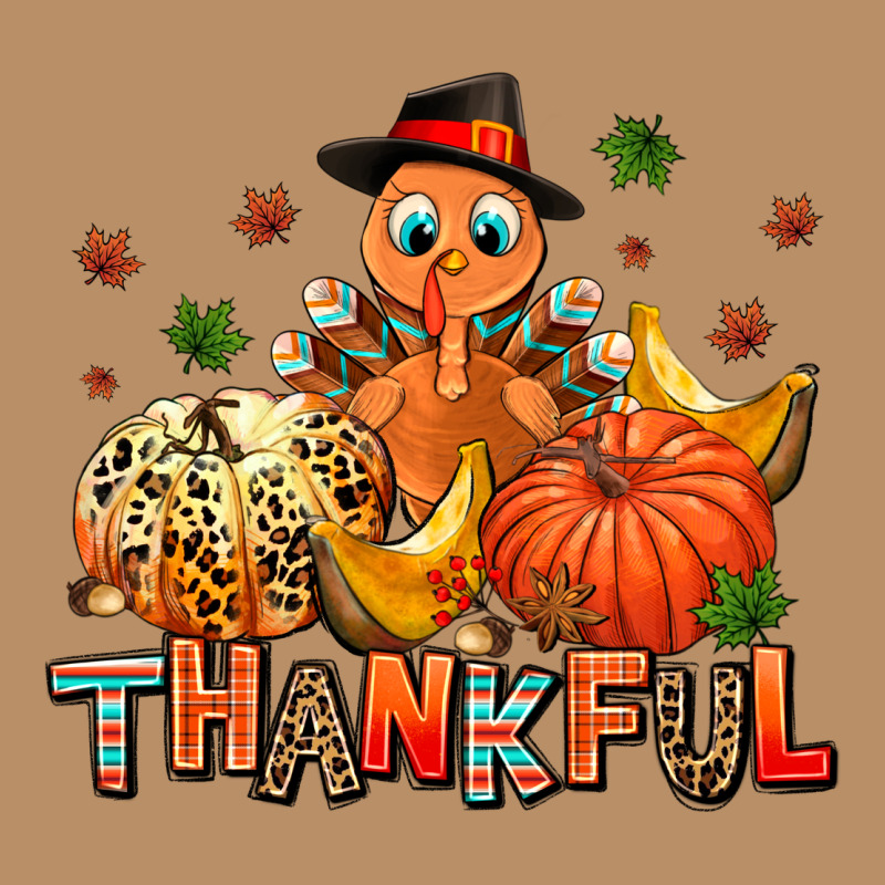 Thankful Pumpkins And Turkey Vintage Hoodie by AdoDesignShop | Teevron