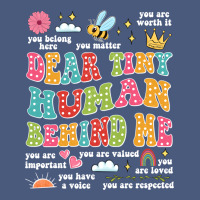 Customized Teacher Dear Tiny Human Behind Me Back Vintage Hoodie | Teevron