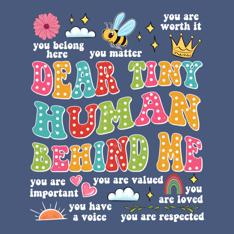 Customized Teacher Dear Tiny Human Behind Me Back Vintage Hoodie by JahusDesignShop | Teevron
