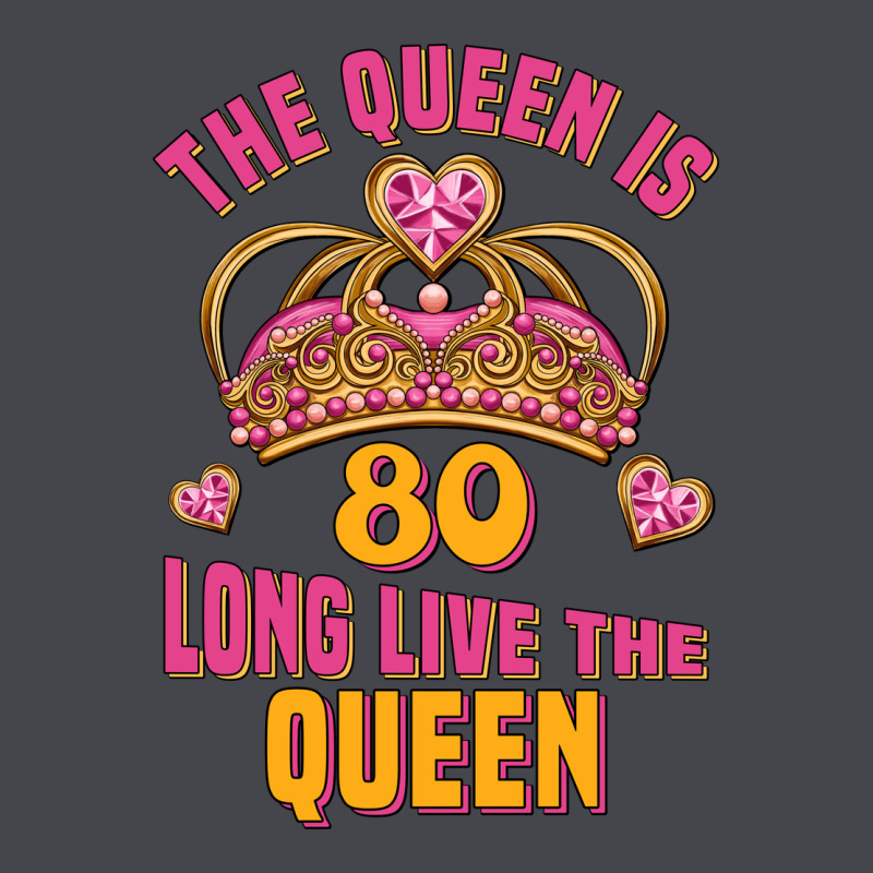 The Queen Is 80 Long Live The Queen Long Sleeve Tee by Jasminsmagicworld | Teevron