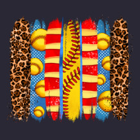 Softball  Brushstrokes Vintage Tee | Teevron