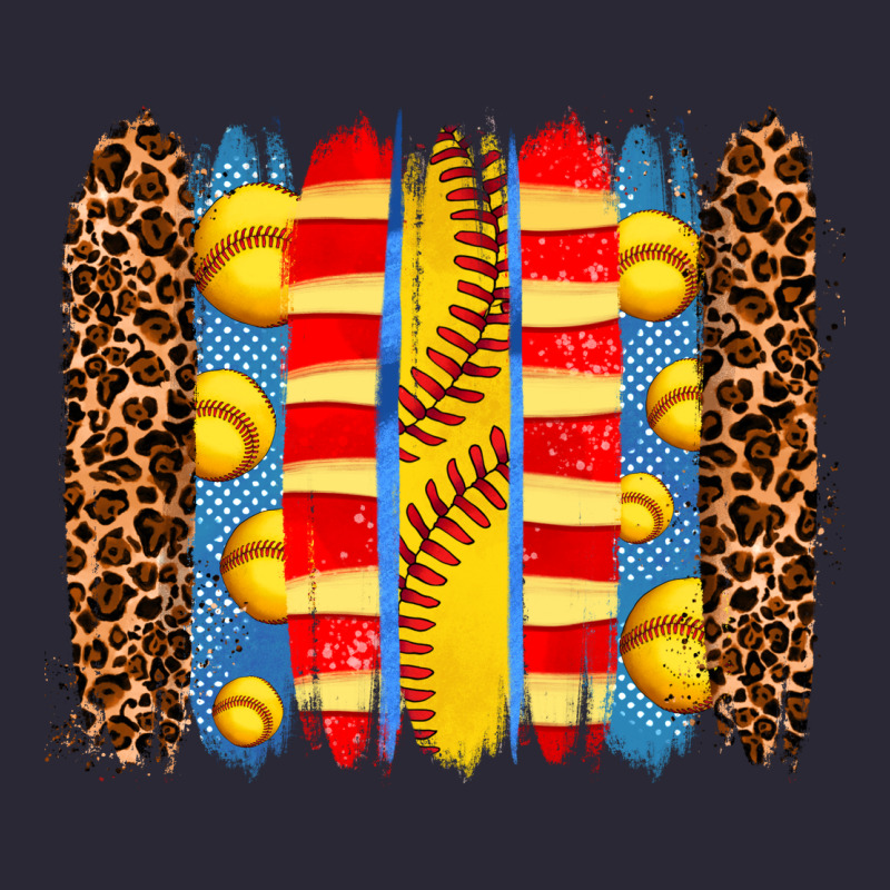 Softball  Brushstrokes Vintage Tee by AdoDesignShop | Teevron