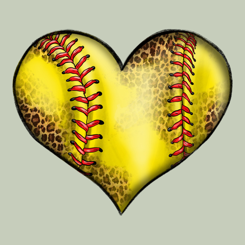 Softball Heart Long Sleeve Tee by LillyAllenDesigns | Teevron