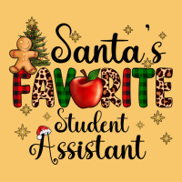 Santa's Favorite Student Assistant Vintage Hoodie | Teevron