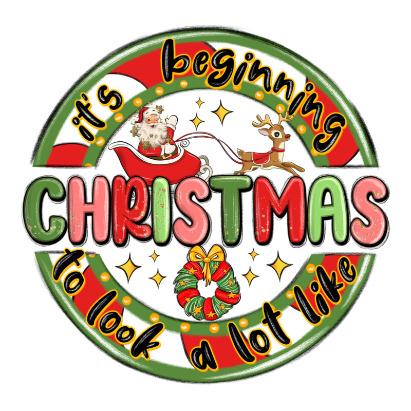 It's Beginning To Look A Lot Like Christmas Ladies Tee by MaliasSmallBusiness | Teevron