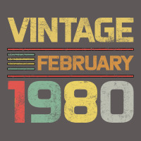 Born In 1980 Vintage February Premium Hoodie | Teevron