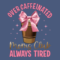Over Caffeinated Moms Club Vintage Hoodie | Teevron