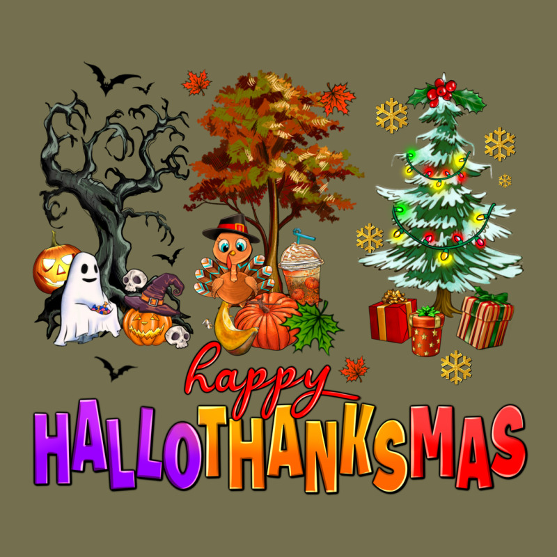 Happy Hallothanksmas Trees Vintage Hoodie by AdoDesignShop | Teevron