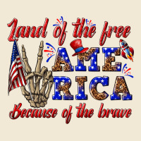 Land Of The Free America Because Of The Brave Premium Tee | Teevron