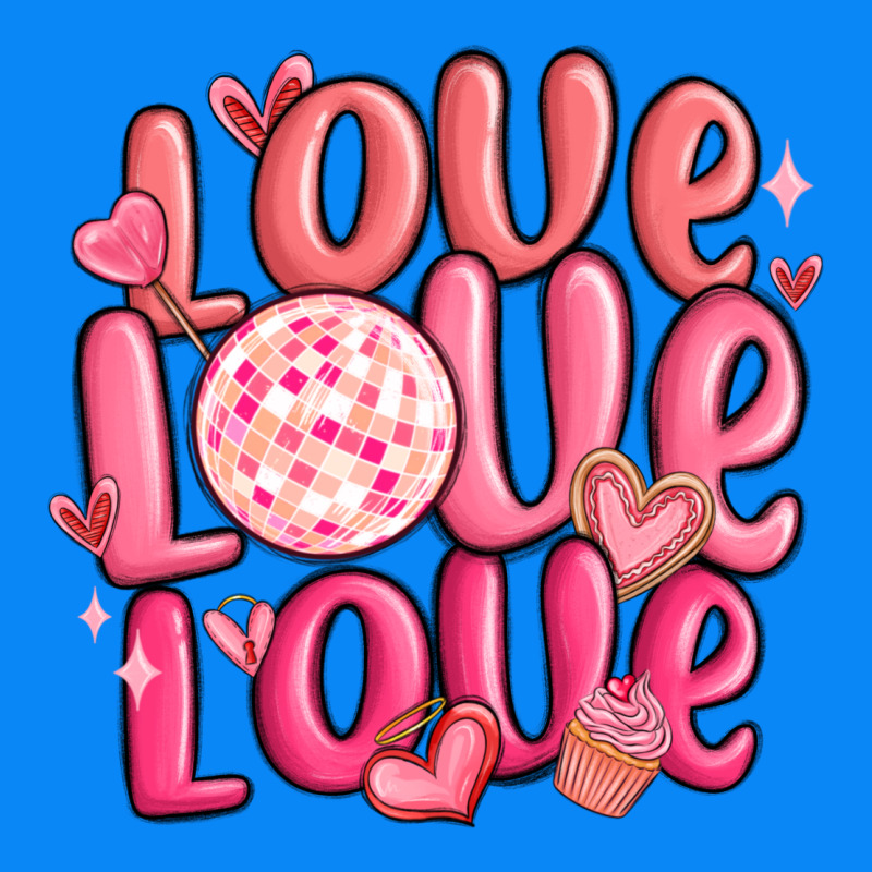 Love Love Love Valentines Day Zipper Hoodie by MaliasSmallBusiness | Teevron