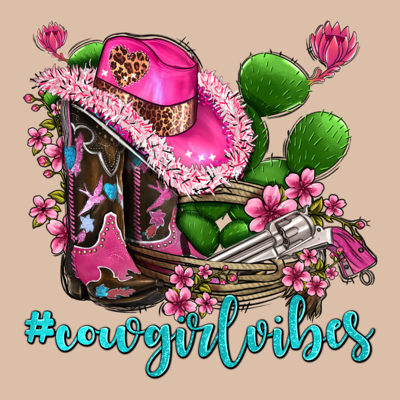 Cowgirl Vibes With Boots And Gun Urban Heavy Tee by AdoDesignShop | Teevron