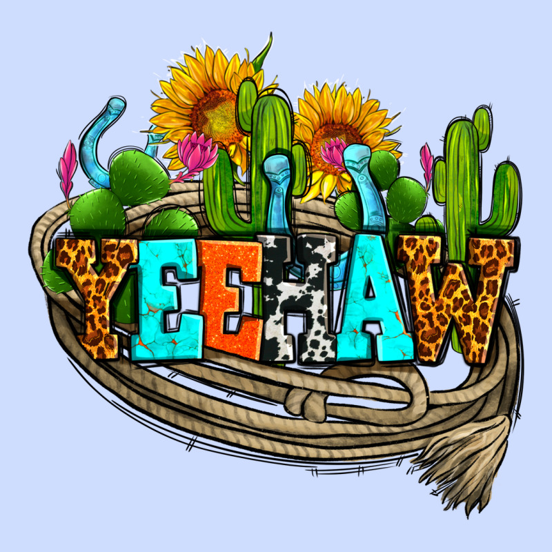 Yeehaw And Cactus With Horseshoe Urban Heavy Tee by AdoDesignShop | Teevron
